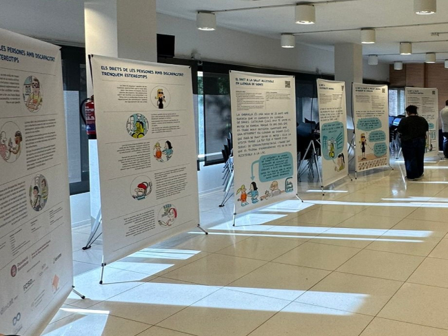 Els municipis de Moià i Cardedeu acullen una exposició itinerant per la defensa dels drets de les persones amb discapacitat