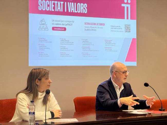 LaFACT impulsa el debat social a Terrassa amb un nou cicle de conferències mensuals