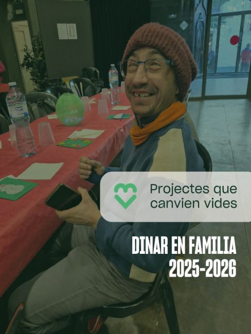 La Fundació L’Esguard combat la soledat amb el seu tradicional Dinar en Família a Vic