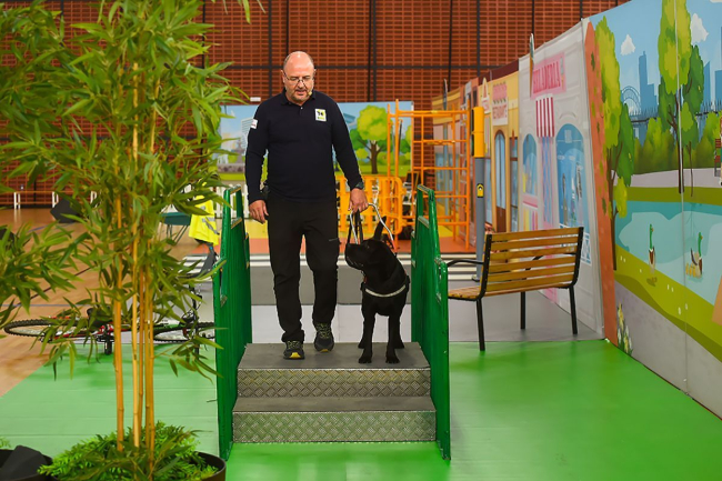 La nova ‘guarderia’ de cadells de la Fundación ONCE del Perro Guia té un espai d’estimulació precoç pioner