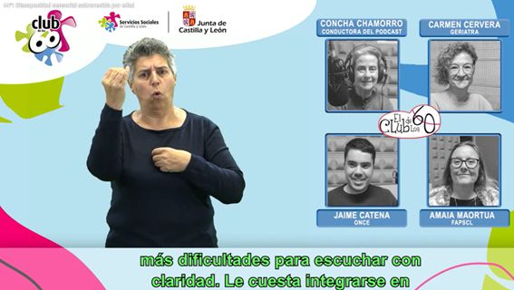 El pòdcast 'El Club de los 60' analitza l'impacte de la discapacitat sensorial lligada a l'envelliment