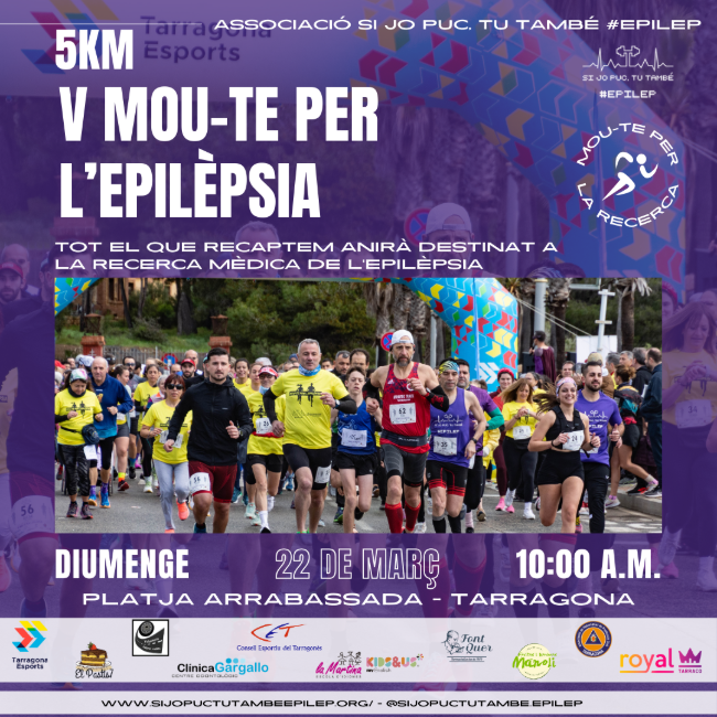 Tarragona es mou per visibilitzar l'epilèpsia amb una jornada esportiva i solidària a l'Arrabassada