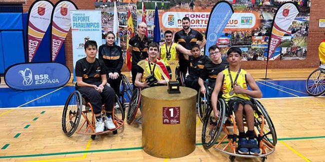 Catalunya es corona tetracampiona d’Espanya de bàsquet en cadira de rodes 3x3 en edat escolar