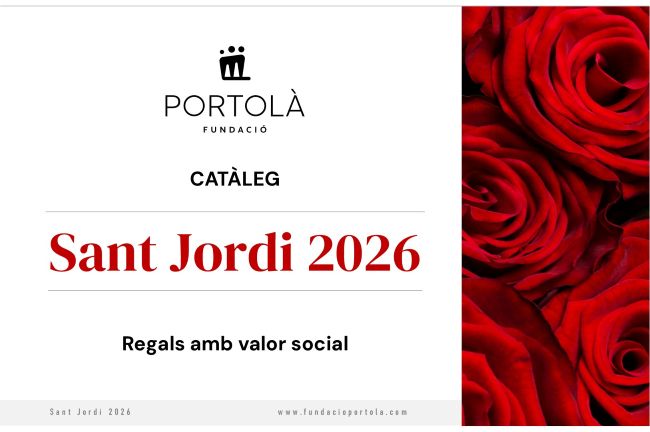 La Fundació Portolà transforma el Sant Jordi 2026 en un motor d'ocupació social i sostenibilitat