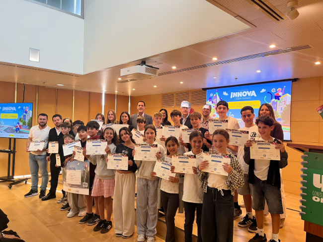 L’ONCE lliura els premis del 42è Concurs Escolar a les escoles Joan Maragall, Hatikva i Claret