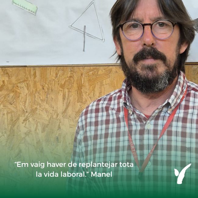 L'acompanyament especialitzat de la Fundació Viver de Bell-lloc permet la reconstrucció laboral després d'una discapacitat sobrevinguda