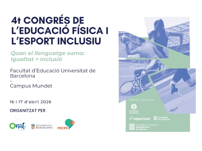 El llenguatge i el gènere centren el debat en el 4t Congrés de l’Educació Física i l’Esport Inclusiu