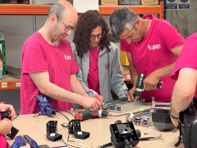 Persones amb discapacitat intel·lectual milloren la seva qualificació professional amb un nou projecte de LaFACT