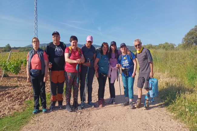 El grup de pelegrins de la Fundació MAP inicia la tercera etapa del Camí de Santiago entre Burgos i León
