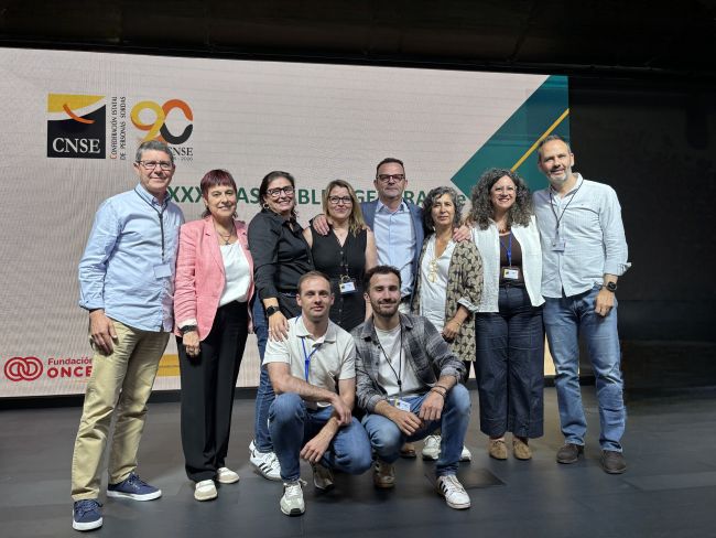 Roberto Suárez revalida el seu lideratge al capdavant de la Confederació Estatal de Persones Sordes per un nou mandat