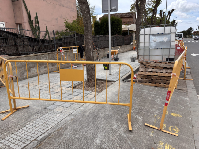 El Morell inicia un plà de reparació de voreres per suprimir barreres arquitectòniques i millorar l’accessibilitat