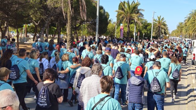 El Passeig del Callao de Mataró acull una multitudinària marxa solidària pels 60 anys de la Fundació Maresme