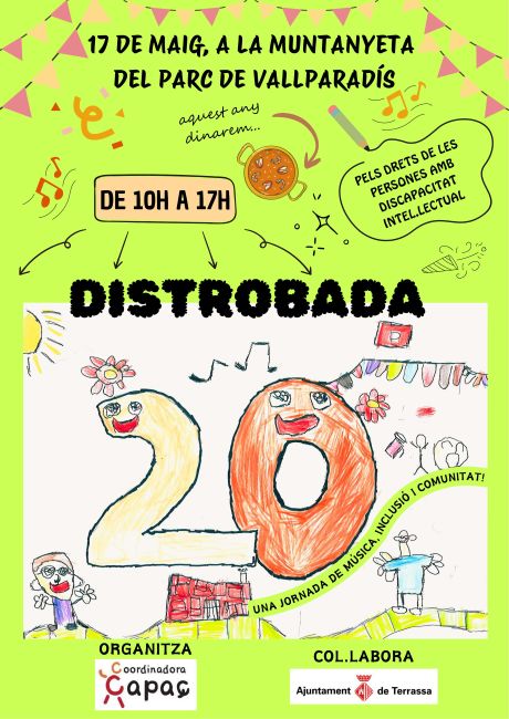 Terrassa commemora dues dècades de mobilització social amb la celebració de la 20a Distrobada al Parc de Vallparadís