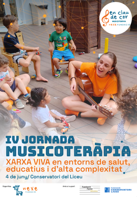 Compte enrere per la 4a Jornada de Musicoteràpia de Nexe Fundació: xarxa viva en entorns de salut, educatius i d’alta complexitat