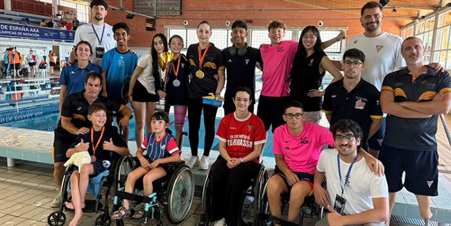 La Federació Catalana d'Esports de Persones amb Discapacitat Física es corona al Campionat d'Espanya AXA de Promeses Paralímpiques de Natació