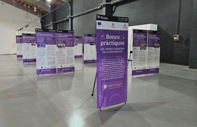 L'Institut Municipal d'Educació de Tarragona acull una exposició sobre les bones pràctiques en discapacitat
