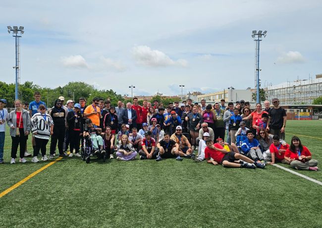 El camp de futbol de la Canonja acull la 6a Jornada Esportiva dels centres d’educació especial de la Diputació de Tarragona