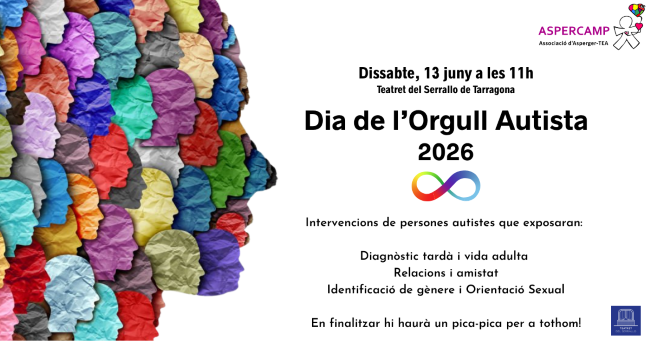 El Teatret del Serrallo de Tarragona visibilitzarà la neurodiversitat en la cinquena edició del Dia de l'Orgull Autista