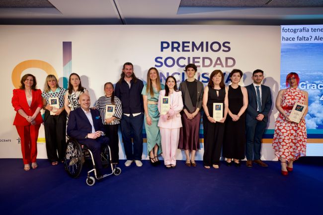 COCEMFE lliura els Premis Societat Inclusiva 2026 per a impulsar pràctiques que millorin l'autonomia de les persones amb discapacitat