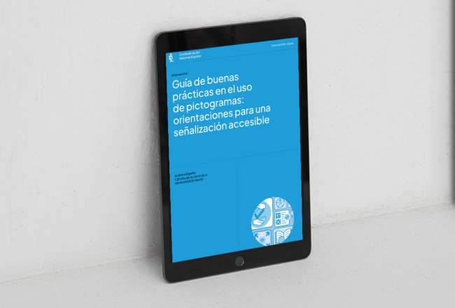 Autismo España presenta una guia de bones pràctiques per regular i optimitzar l'ús de pictogrames en la senyalització