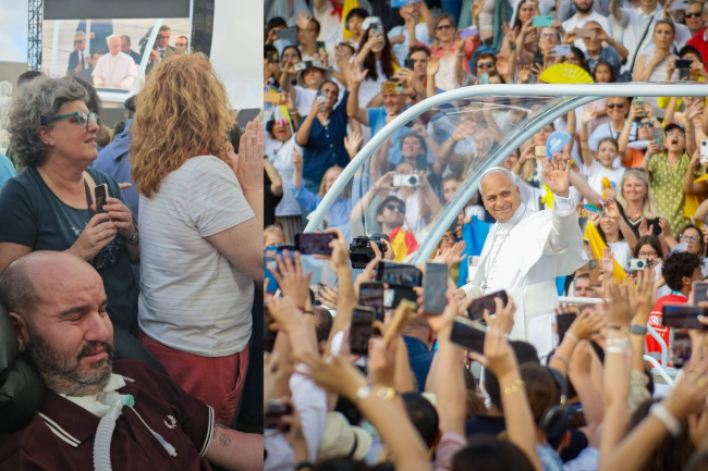 L'activista Jordi Sabaté vincula la visita de Lleó XIV a Barcelona amb un missatge d’ esperança davant l’ELA
