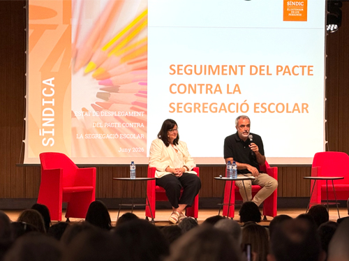 La Síndica de Greuges alerta d'un dèficit en la detecció primerenca de l'alumnat amb necessitats educatives específiques
