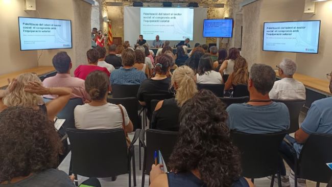 L'equiparació salarial del sector social impactarà en prop de 400 serveis i 14.000 places a Girona