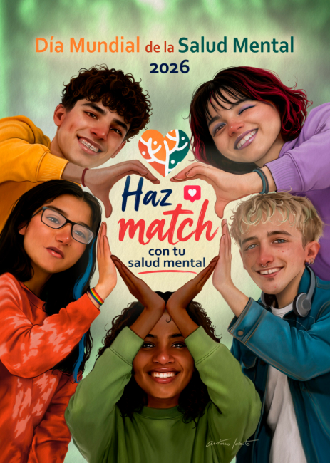 Salut Mental Espanya presenta la imatge del Dia Mundial 2026 enfocada en el jovent