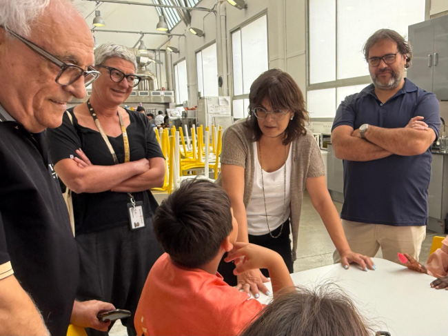 Meritxell Lluís visita els casals d'estiu de Terrassa destinats a infants i joves amb diversitat funcional i vulnerabilitat