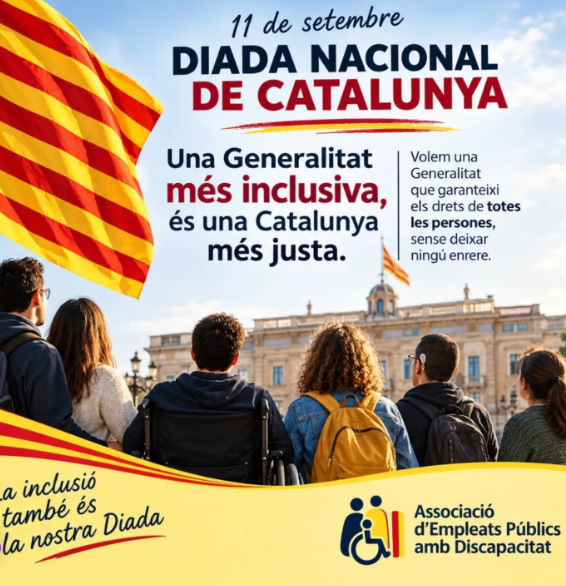L'Associació d'Empleats Públics amb disCapacitat de Catalunya compleix dos anys de lluita pels drets del col·lectiu