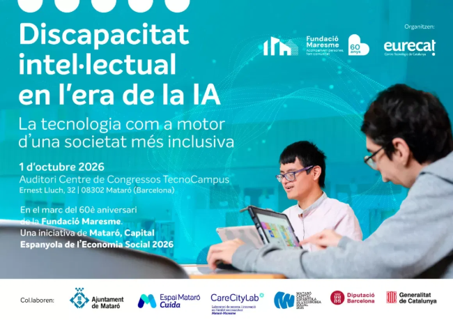 Mataró acollirà un congrés sobre l’impacte de la intel·ligència artificial en la discapacitat intel·lectual