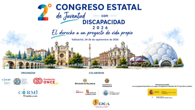 Valladolid acollirà el mes de setembre la segona edició del Congrés Estatal de Joventut amb Discapacitat