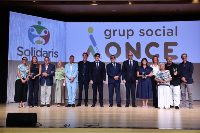 El Grup Social ONCE premia l'aposta per la inclusió i la millora de la qualitat de vida a Catalunya