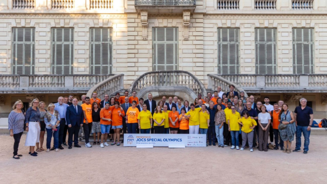 El Palau Robert acull l'acte d'un esdeveniment que reunirà més de 1.600 esportistes amb discapacitat intel·lectual del 9 al 12 d'octubre