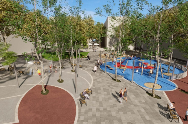Barcelona transformarà la plaça del Poeta Boscà en un espai accessible i inclusiu per als infants