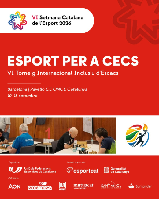 Eslovènia guanya per un sol punt el VI Torneig Internacional Inclusiu d’Escacs de Barcelona