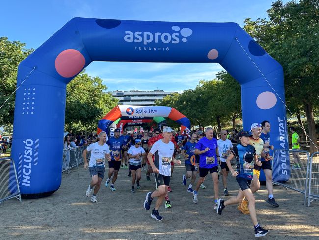 Èxit rotund de la X edició de la Cursa solidària ‘Nosaltres també podem’ de la Fundació Aspros amb més de 1.000 participants
