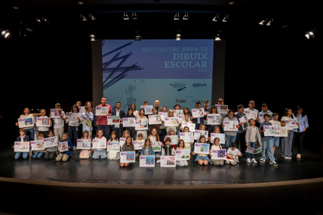 Obre inscripcions la 46a edició del Concurs BBVA de Dibuix Escolar amb especial atenció a les escoles d’educació especial