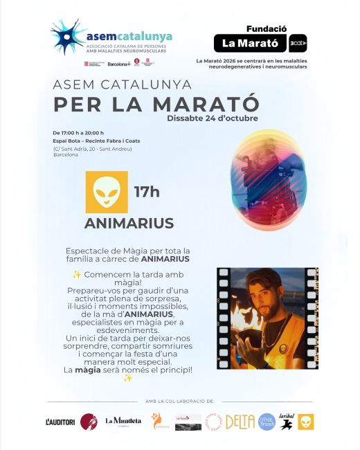 ASEM Catalunya impulsa una tarda solidària a Barcelona per recaptar fons per a La Marató de TV3