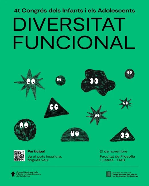 El 4t Congrés dels Infants i Adolescents de Catalunya situarà la diversitat funcional al centre del debat
