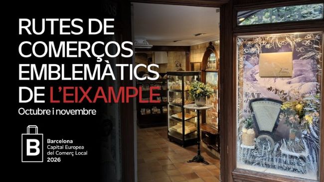Barcelona organitza rutes pels seus comerços emblemàtics amb opció d'interpretació en llengua de signes