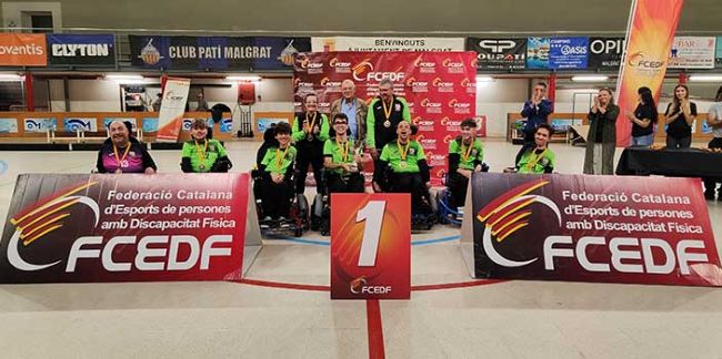El DRACS CEA aixeca la Supercopa de Catalunya d’hoquei en cadira de rodes elèctrica