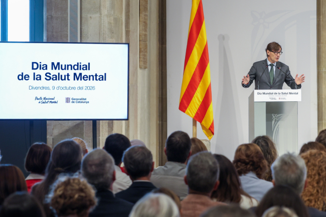 Salvador Illa: "La salut mental és atenció sanitària i social, però sobretot una qüestió d'humanisme"