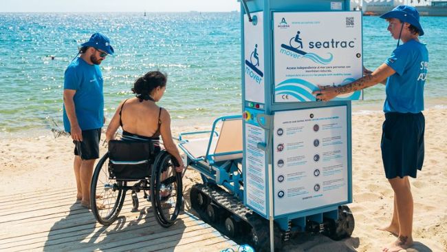 Finalitza amb èxit la prova pilot del sistema Seatrac per al bany autònom a Barcelona